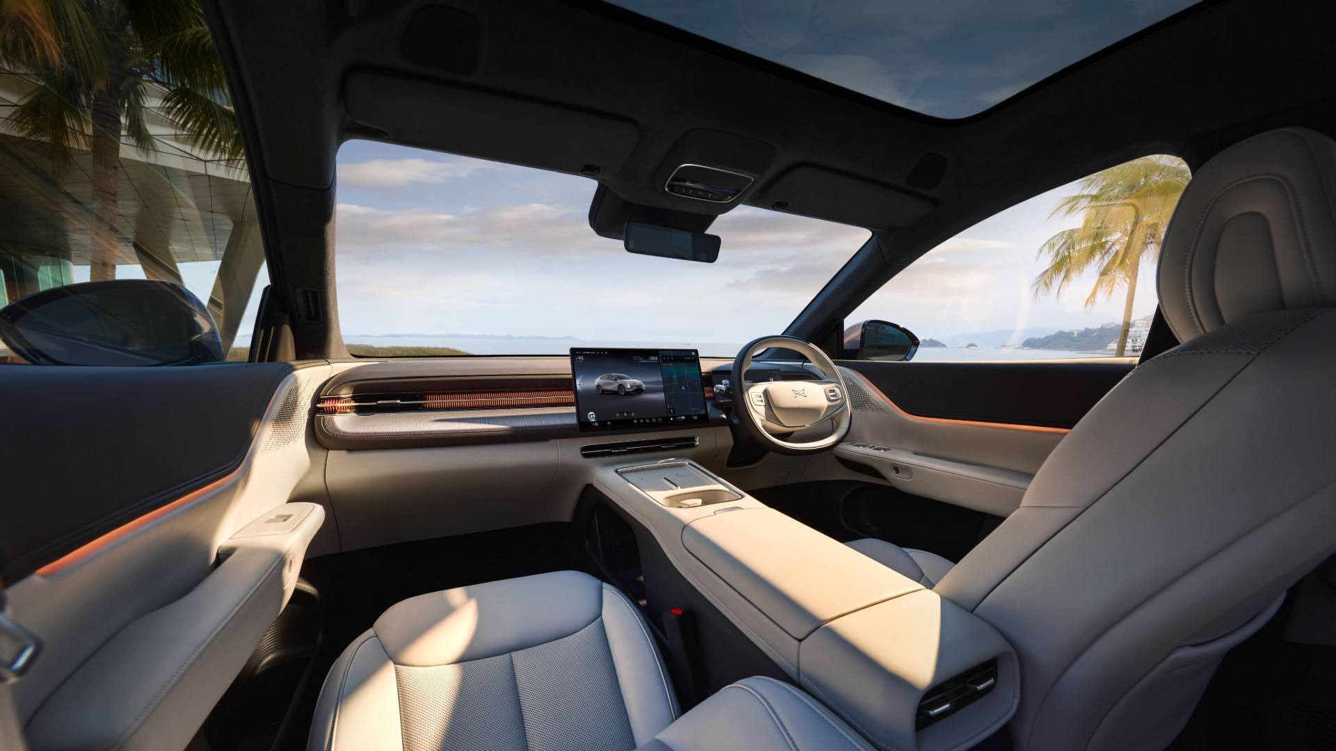 Interior of the XPENG G6